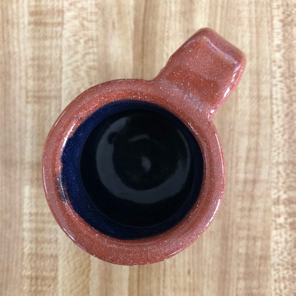 Dutch Bros. Theme Terra Cotta Espresso Mug Cup Yellow Red Tulip Flowers - Picture 4 of 7